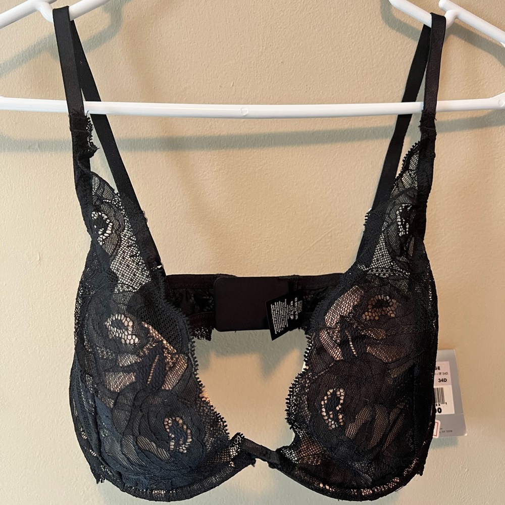 Calvin Klein Black Lace Underwire Bra